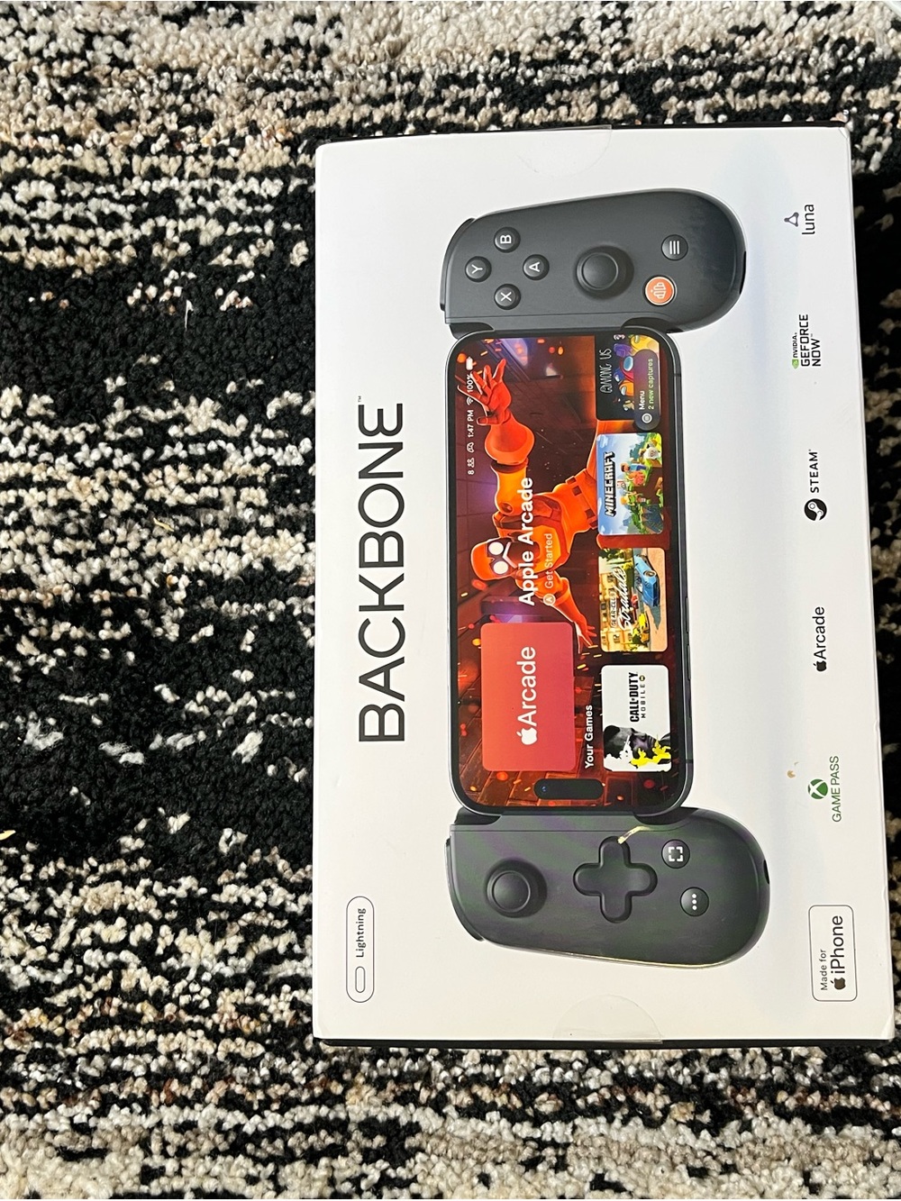 Backbone Black Mobile Gaming Controller for VR & AR
